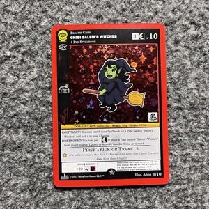 MetaZoo Seance Pin Club Chibi Salem's Witches 1/10 Full Holo NM